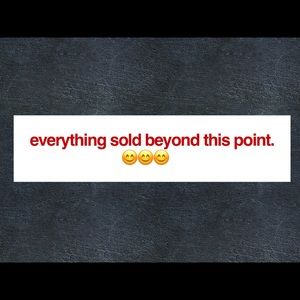 Thanks for your patronage!